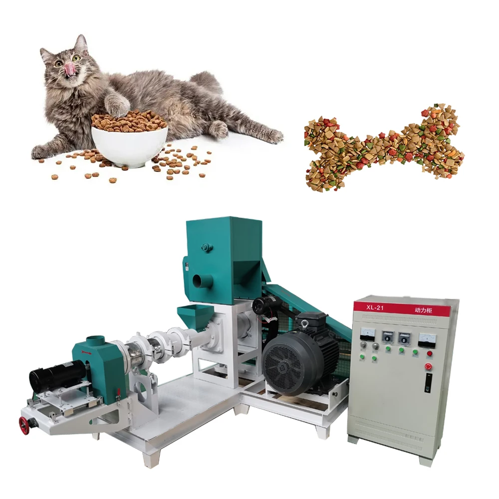 Animal para la gran oferta, extrusora de plantas de comida para perros y gatos, procesamiento de pellets de alimentación para peces, máquina para hacer