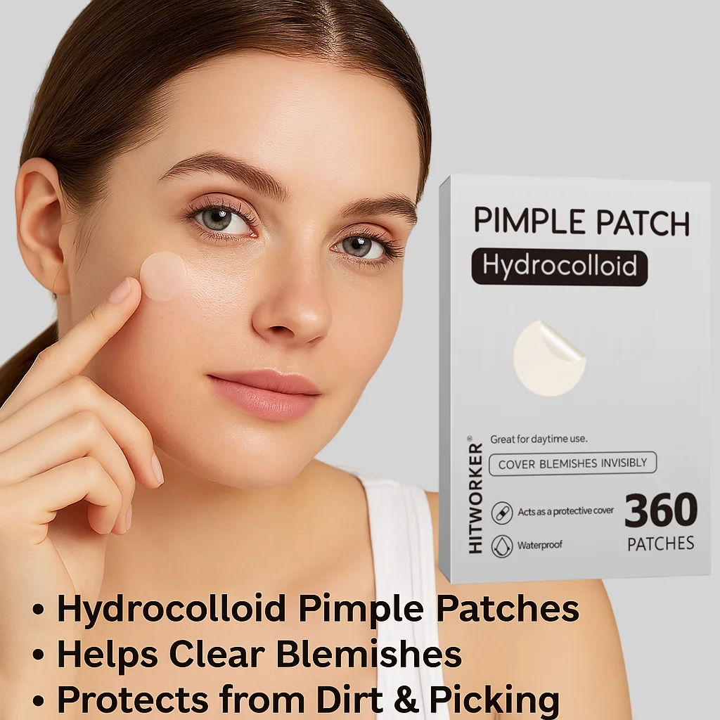 144/360 كبسولة من رقعة حب الشباب الغروانية المائية، رقعة حب الشباب تغطي حب الشباب والبقع، منتج سريع ولطيف للعناية بالبشرة