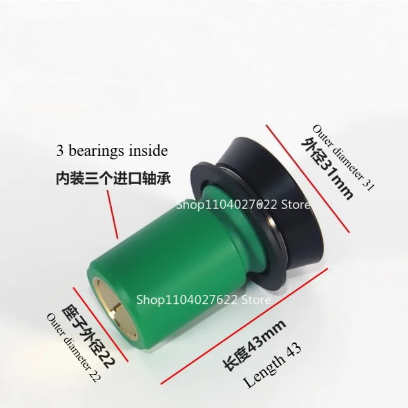 1PC EDM Wire Cut Pulley Umbrella-type Single Roller Guide Wheel Assembly Waterproof for Wire Cutting Machine
