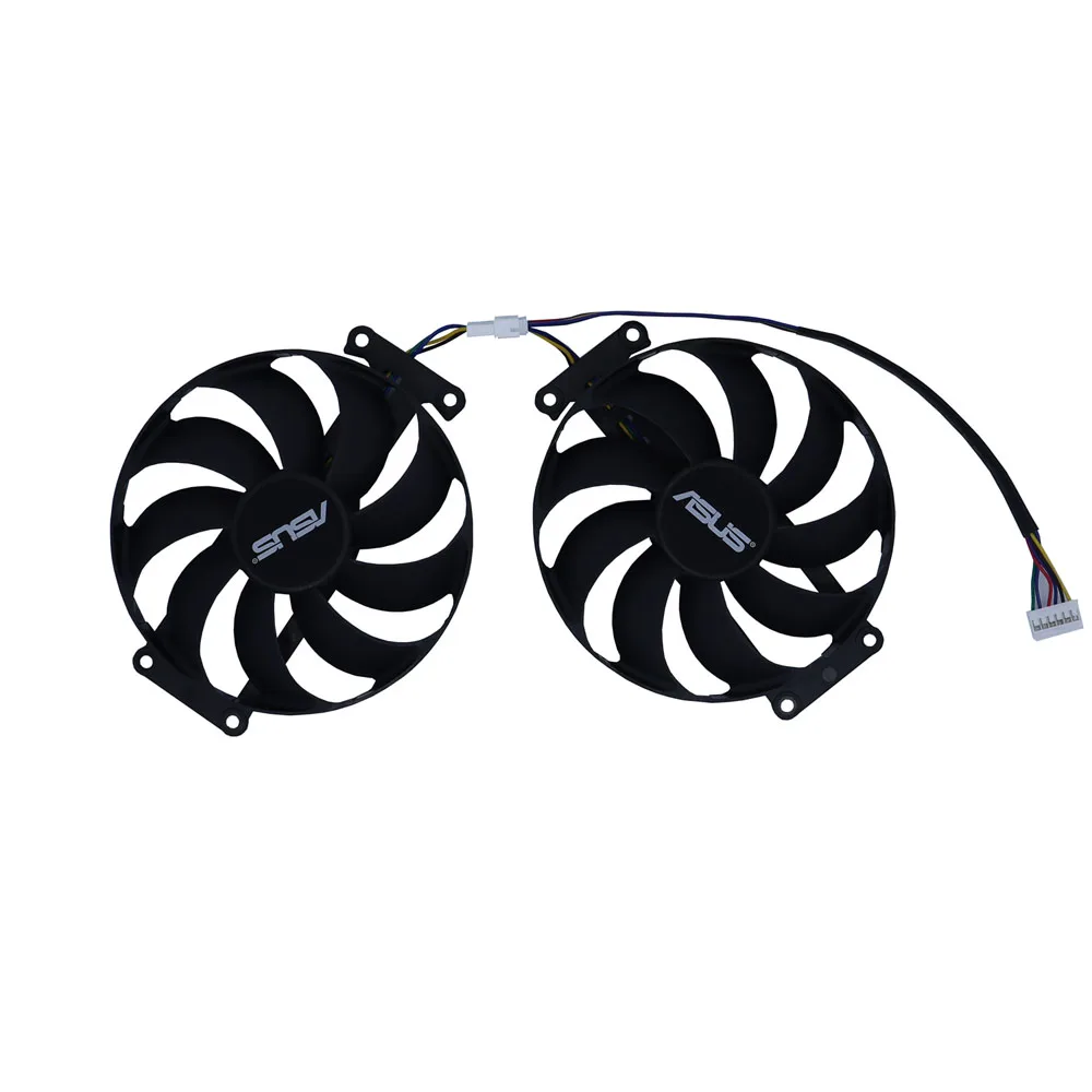 2Pcs/Set PLD09210S12H,Video Cooler Fan,For ASUS RTX 2070 8GB DUAL EVO V2,For ASUS GTX 1660 Ti 6GB DUAL EVO,DUAL 2060 6G EVO