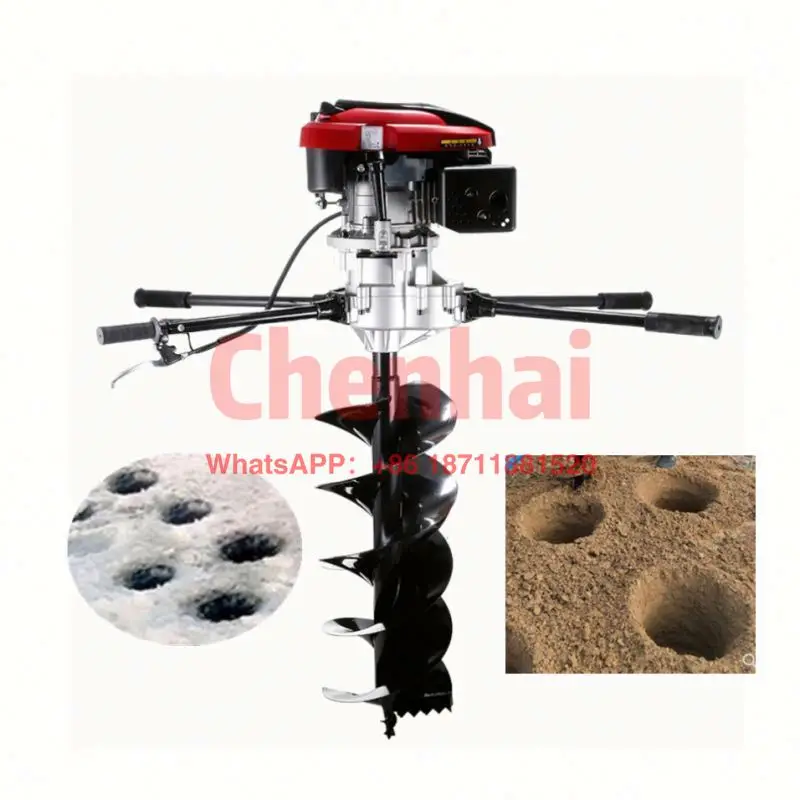 hot sale Garden Ground Hole Digging machine gasoline earth auger