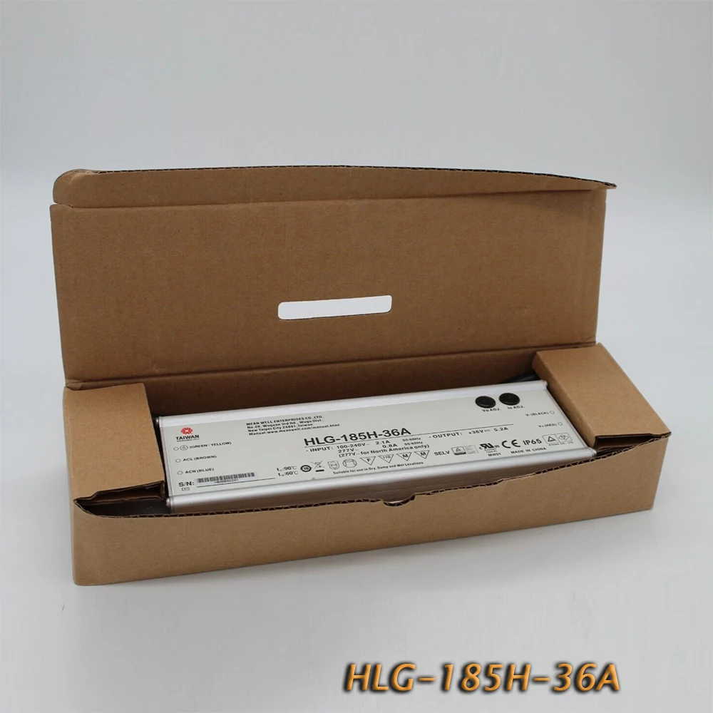 

Industrial Control Product HLG-185H-36A 185W 36V5.2A Waterproof Power Supply For MEAN WELL LED Street Lamp PSY