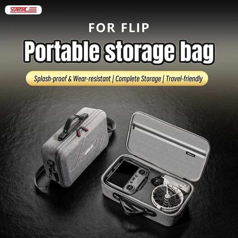 

All-in-One Carrying Case For DJI FLIP Drone Hard Shell Shock Absorbing Storage Case RC 2/RC-N3 Storage Case Drone Accessories