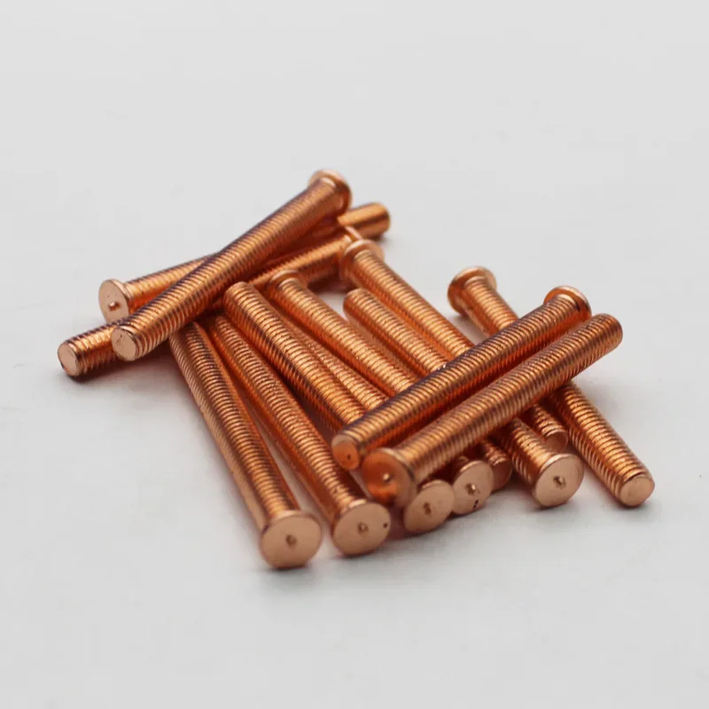 コンデンサ放電銅被覆鋼スポット溶接ネジ M3 M4 M5 M6 M8 M10 CD溶接スタッドボルト