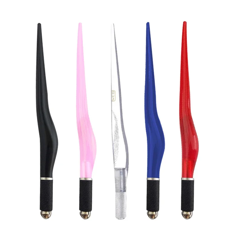 5pcs Microblading tebori Pen PCD Microblade Needle Holder eyebrow Permanent Makeup Manual Tattoo Pen