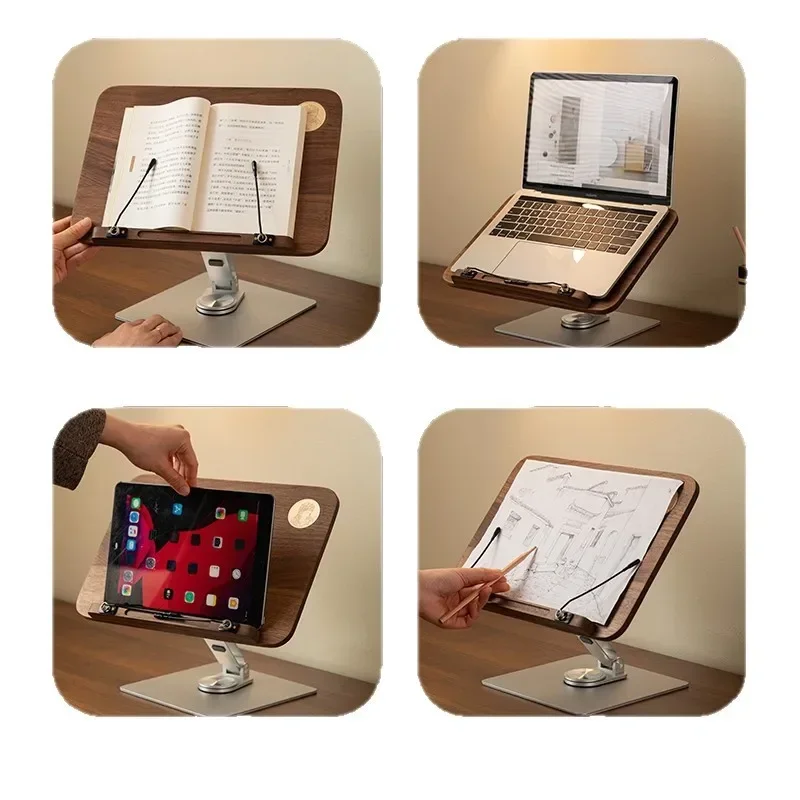 Reading bracket360 ° folding learning reading stand aluminum alloy