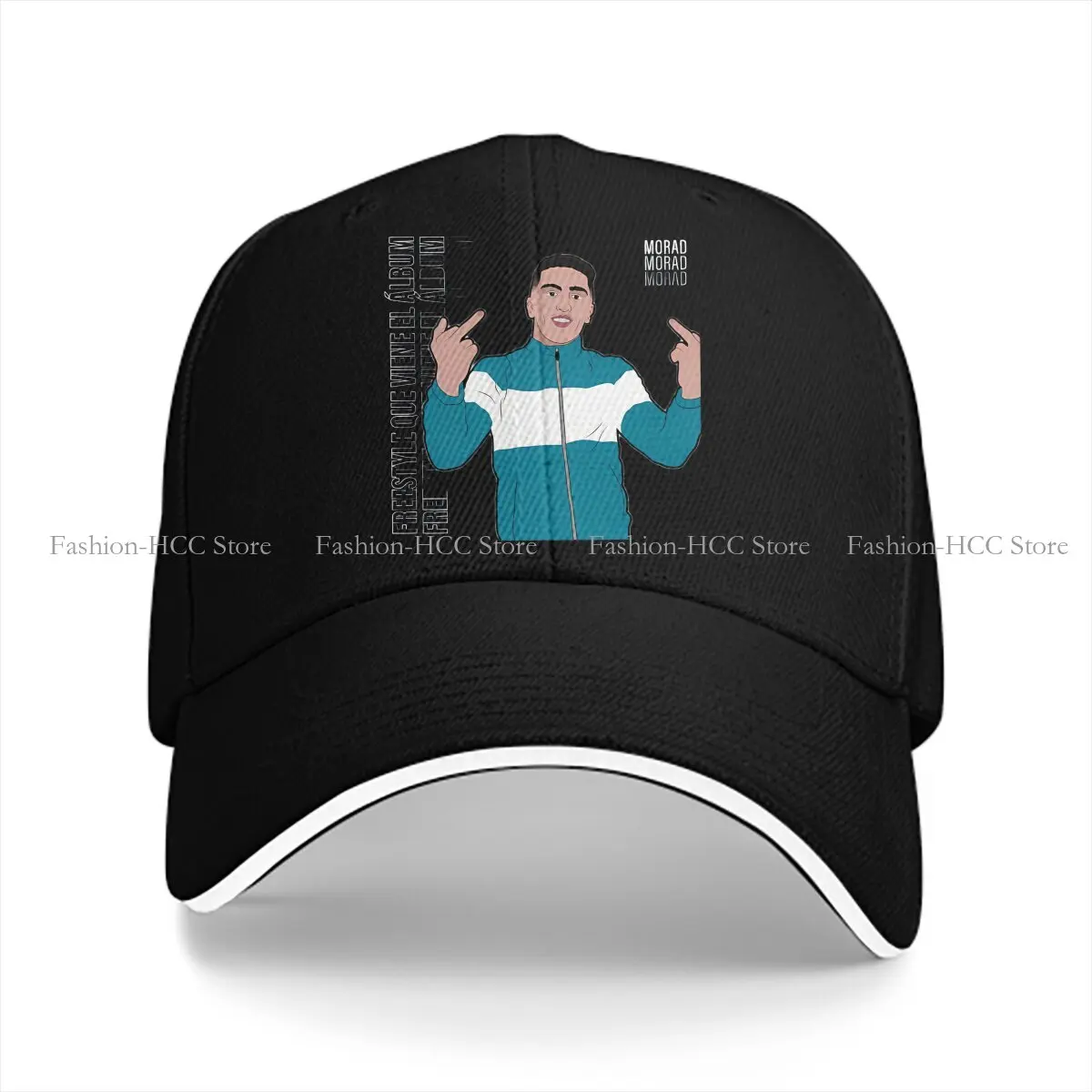 The Morad M.D.L.R Morad 03 Solid Color Baseball Caps Peaked Cap MORAD Sun Shade Hats Men Women