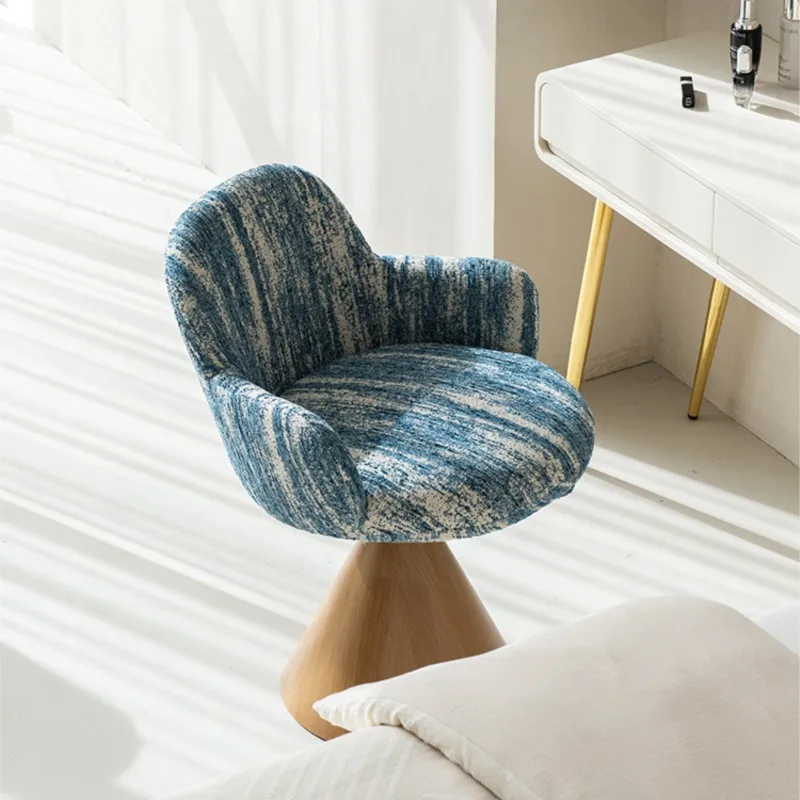 

MOMO Modern Simple Makeup Stool Girls Bedroom Dresser Stool Designer Model Light Luxury Premium Feeling Swivel Chair