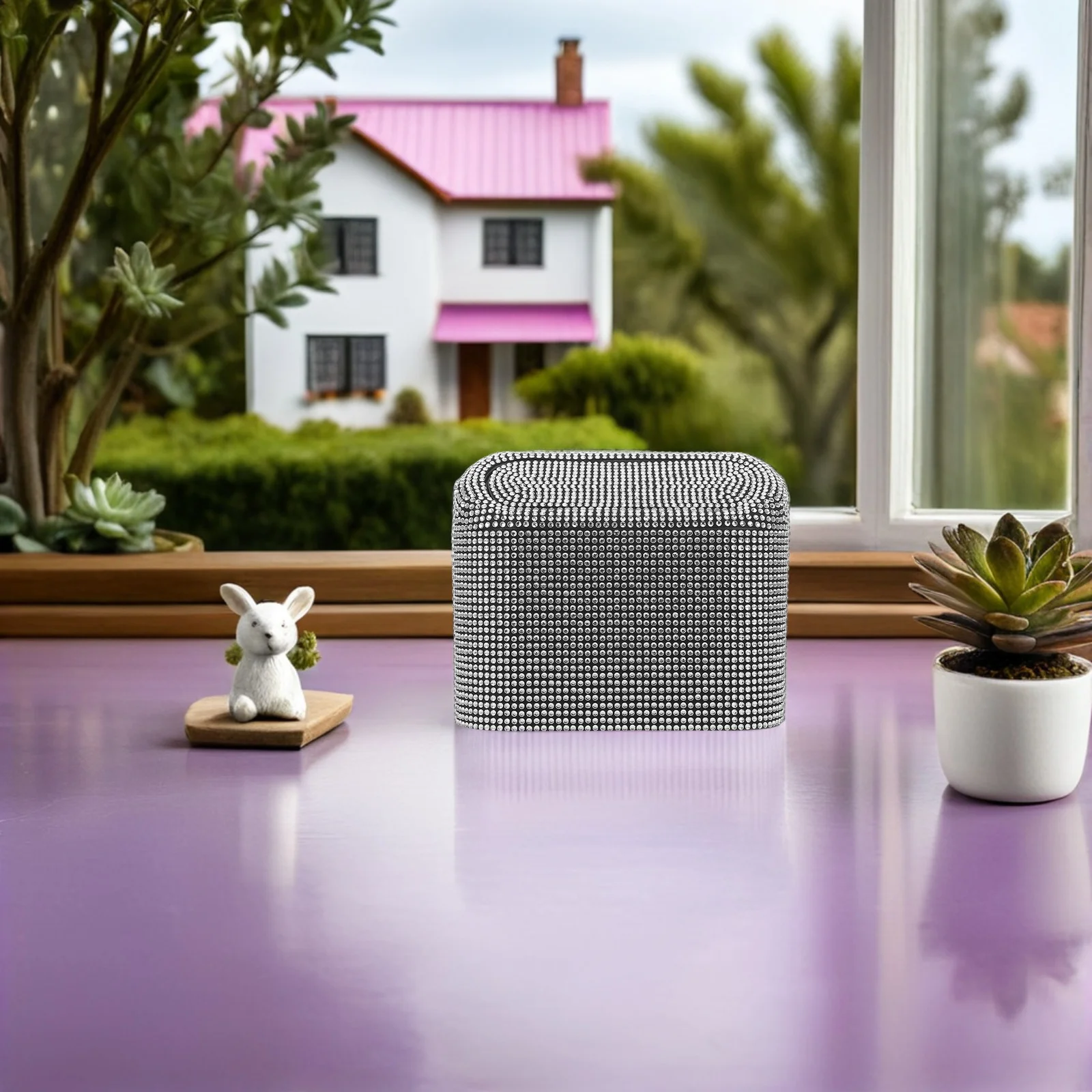 بريق سلة مهملات السيارة معلقة حجر الراين المحمولة سلة المهملات الصغيرة باب السيارة حامل القمامة منظم السيارات سلة مهملات السيارة