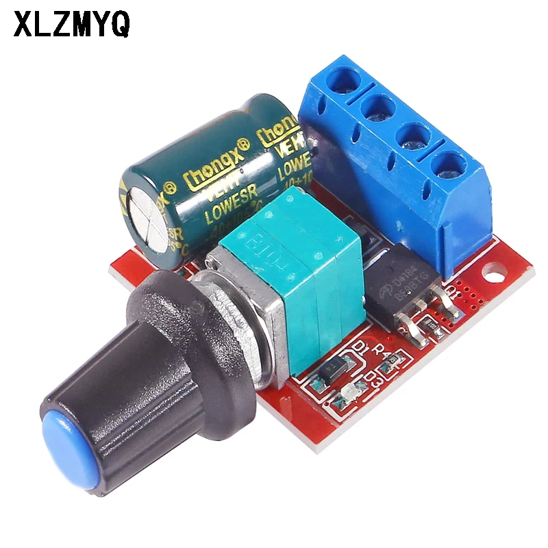 10pcs 5A 90W PWM 12V DC Motor Speed Controller Module DC-DC 4.5V-35V Adjustable Speed Regulator Control Governor Switch DIY Kit