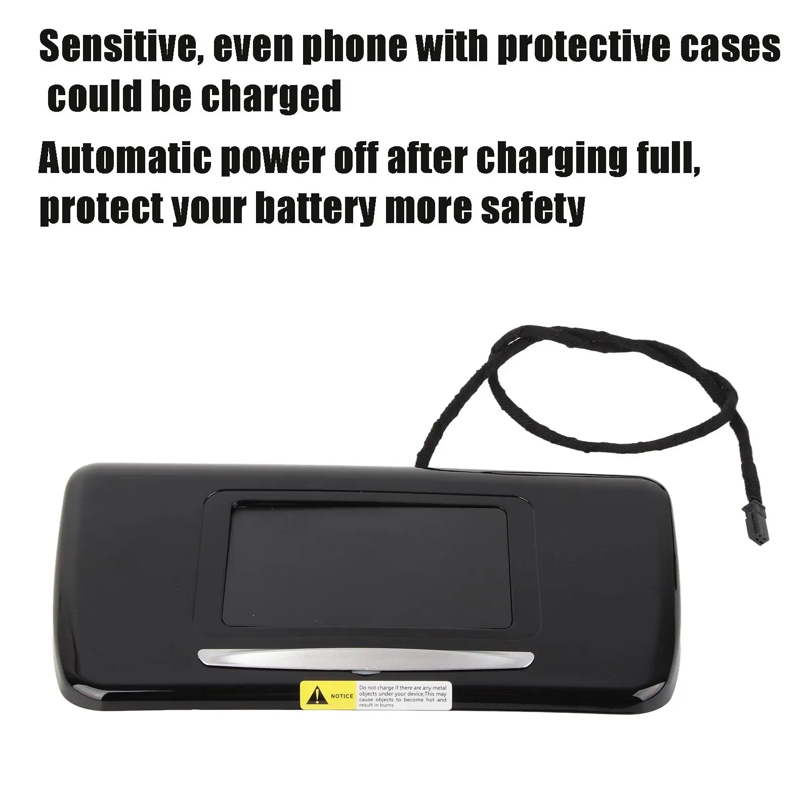 15W Wireless Car Charger & Phone Holder for bmw 5 Series F10/F11/F18 (2011-2017) - 2-in-1 Design