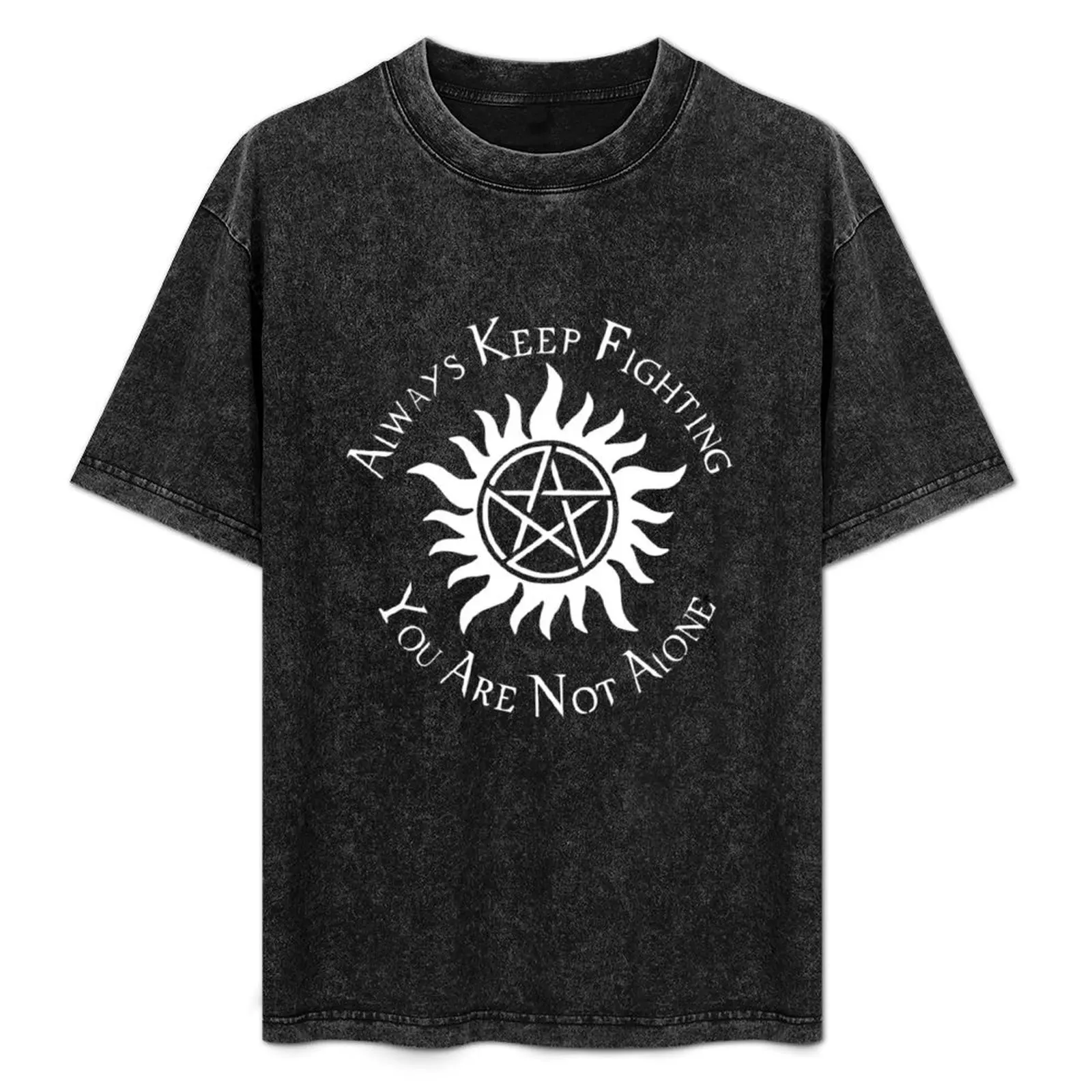

Supernatural Not Alone v2.0 T-Shirt cotton man t-shirts boys whites mens t shirt