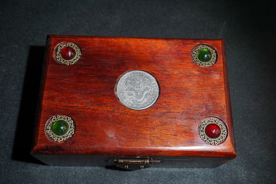 

Vintage Rosewood Jewelry Box Decorative Ornaments