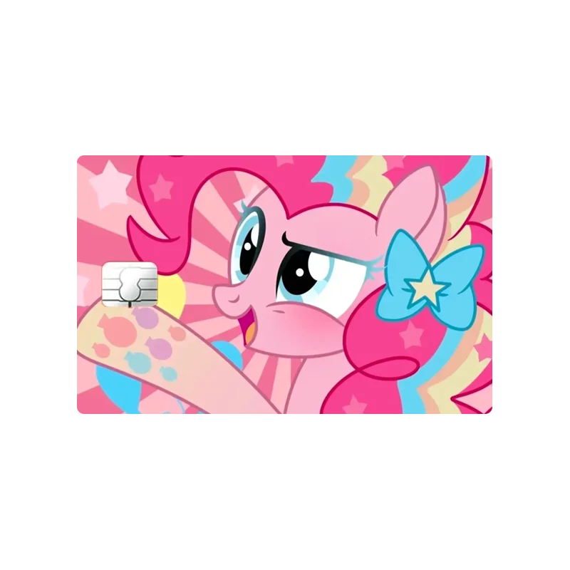 My Little Pony Card Sticker Meal Card Decorate Twilight Sparkle Patch Kawaii School Documents Protect Tags Creativity Girl Gift