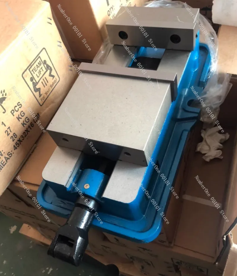 

Прецизионные тиски с фиксированным углом и плоскими губками, высокоточные тиски для фрезерных станков и обрабатывающих центров с ЧПУ