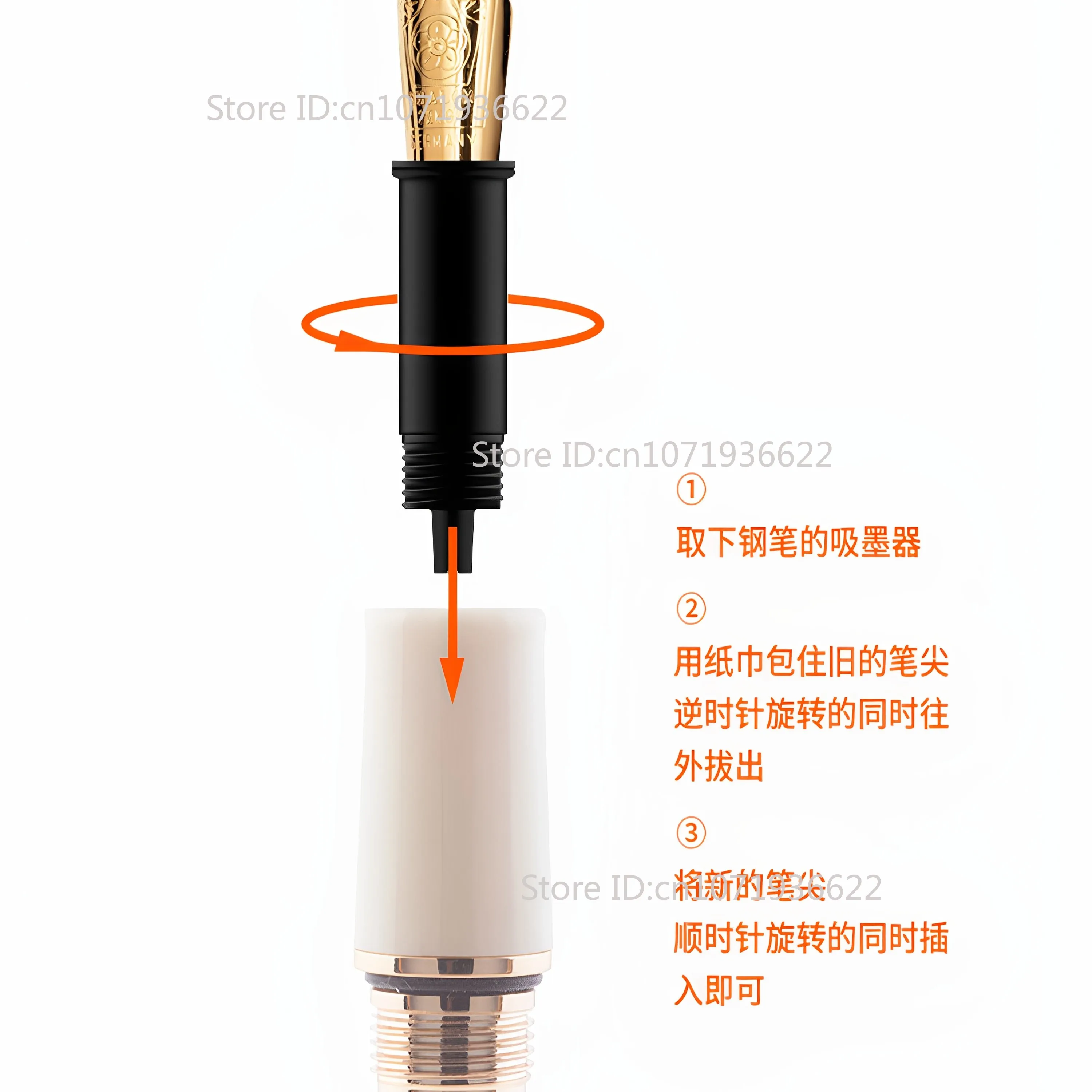 Jinhao Schmidt Pen Replacement Pen Nib German Imported Accessory JOWO 5 Nib EF F M Israel Nibs Writing Universal Adapt Jinhao 82