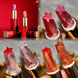 Star Lipstick Pearlescent Glitter Moisturizing Non-stick Cup Long-lasting Nourishing Waterproof Silky Smoothing Makeup Cosmetics