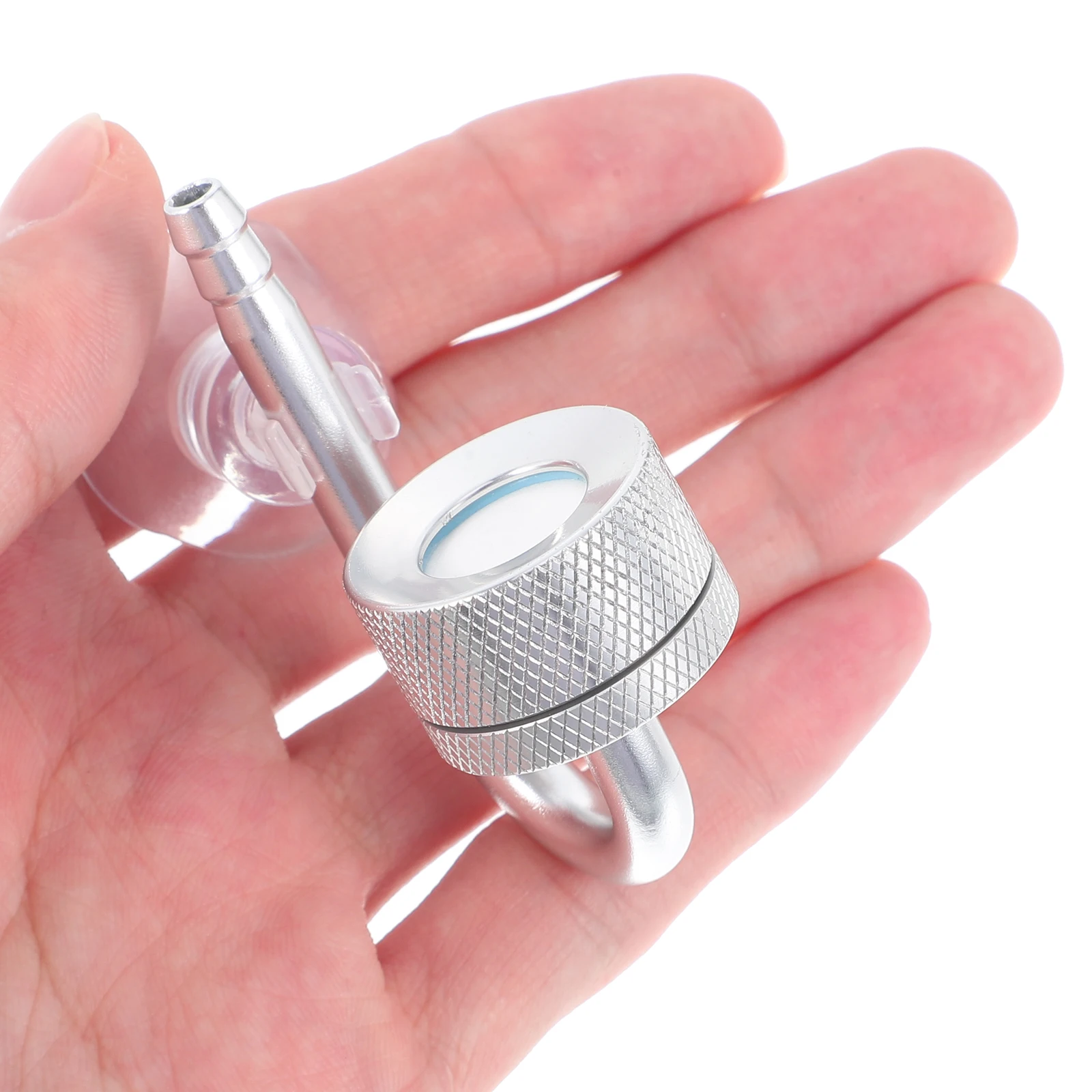 

Aluminum Alloy CO2 Diffuser Bubble Atomizer Aquarium Air Diffuser System Fine Bubble Uniform Release Durable Aquarium Accessory