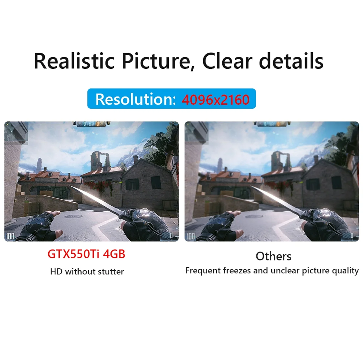 GTX 550Ti 4GB GDDR5 schede grafiche per Computer schede Video da gioco per scheda Video per giochi per Computer PCI-Express 2.0