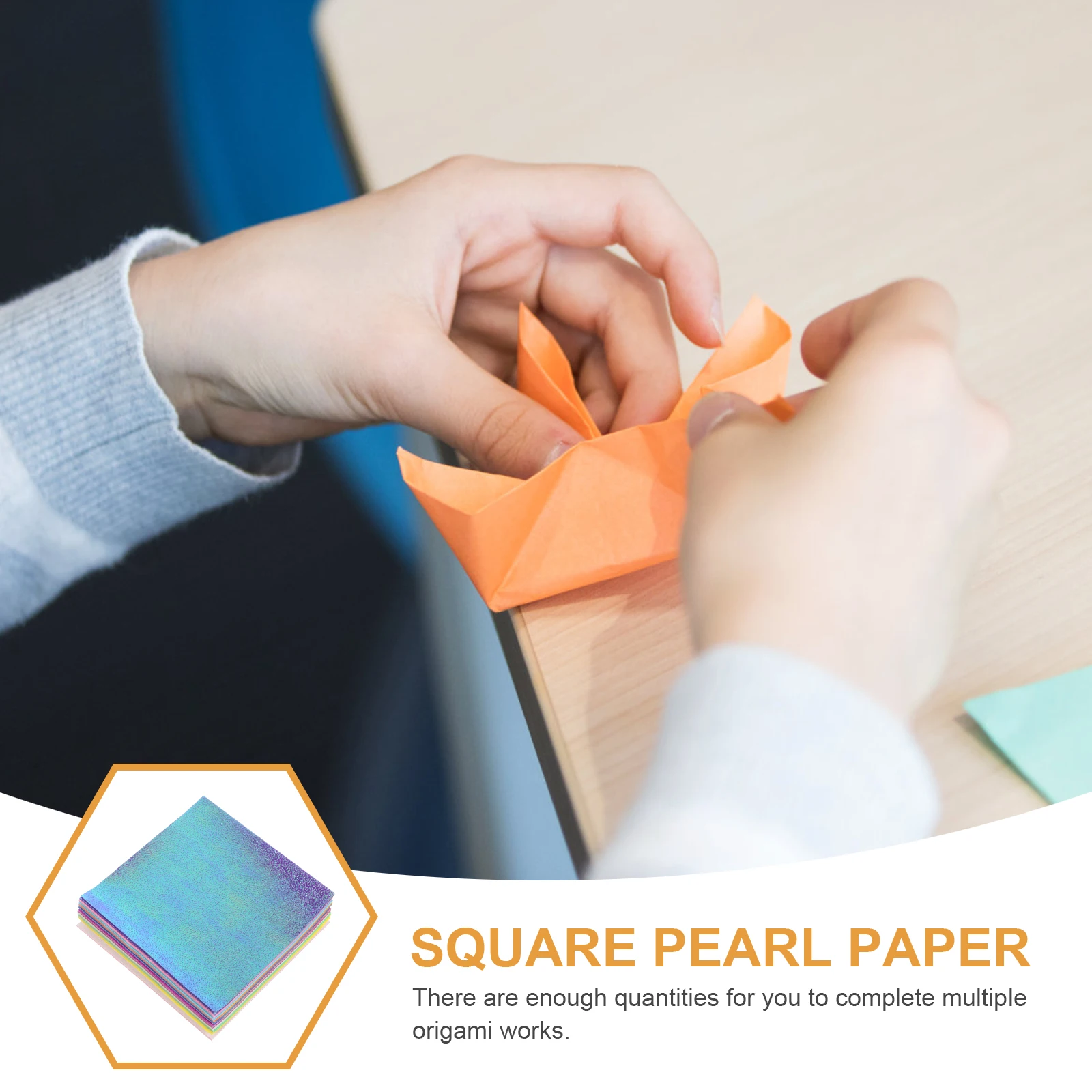 50Pcs Lustrous Craft Paper Sheets Double Sided Origami Paper for DIY Handicrafts Detailed Printing Painting Projects Fun Family