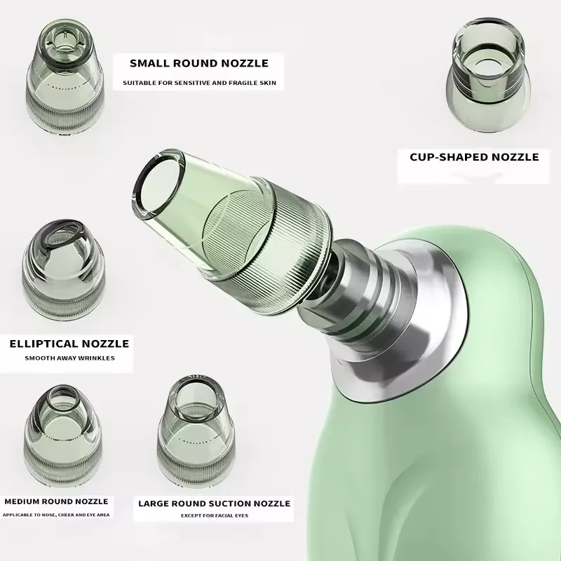 Multifunctioneel heet kompres Krimpporiën Vacuümzuiging Verminder mee-eter Elektrisch schoonmaakhulpmiddel