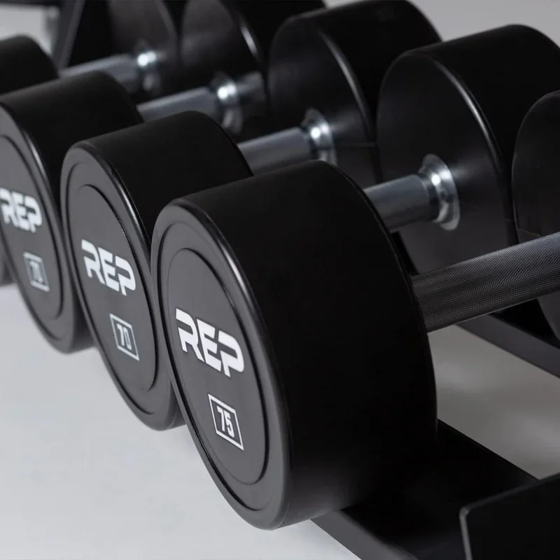 Rep Fitness Urethane Coated Dumbbells- Idividual Pairs And Sets