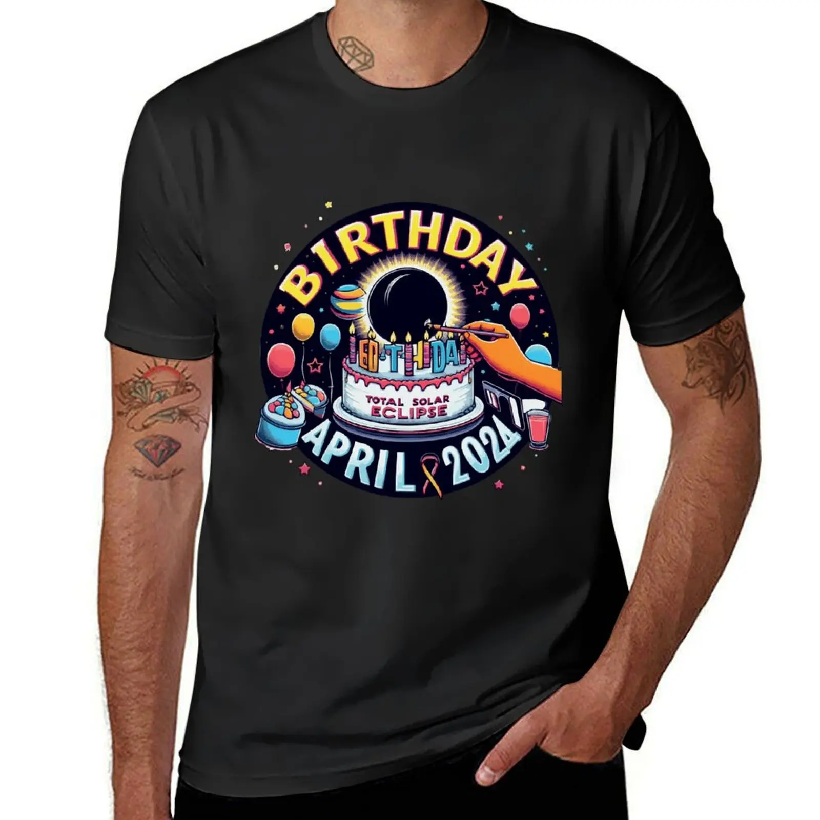 

Total solar eclipse April 8 2024 T-Shirt aesthetic clothes anime clothes vintage t shirts men