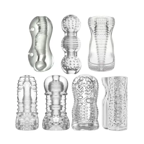Silicone Transparent Peniss Trainer Vagina Masturbation Products Man sexx Toys Men Endurance Exercise Stretcher Adult sexx Toys