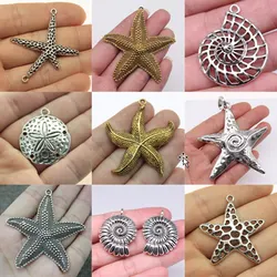 Bulk Charms For Jewelry Making Kit Pendant Diy Jewelry Accessories Big Starfish Charms