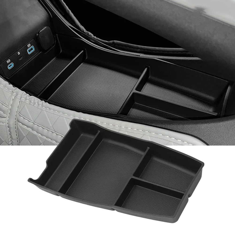 

For BYD Sealion 05 EV 2025-2026 Car Center Console Lower Storage Box ABS Black Car Storage Stowing Tidying Interior Accessories