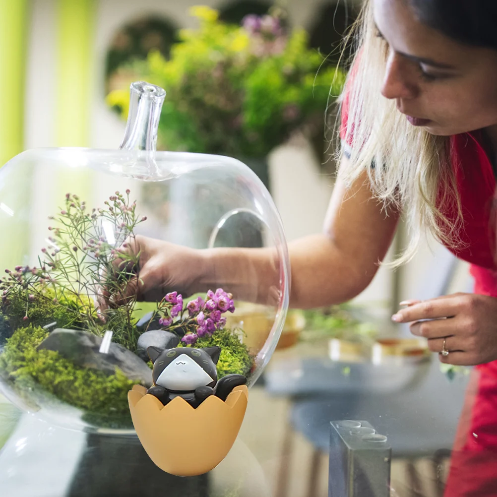 

4Pcs Cat Figure Lifelike Mini Decorations Durable PVC Material Home Car Desktop Decoration Gifts Cat Figurines