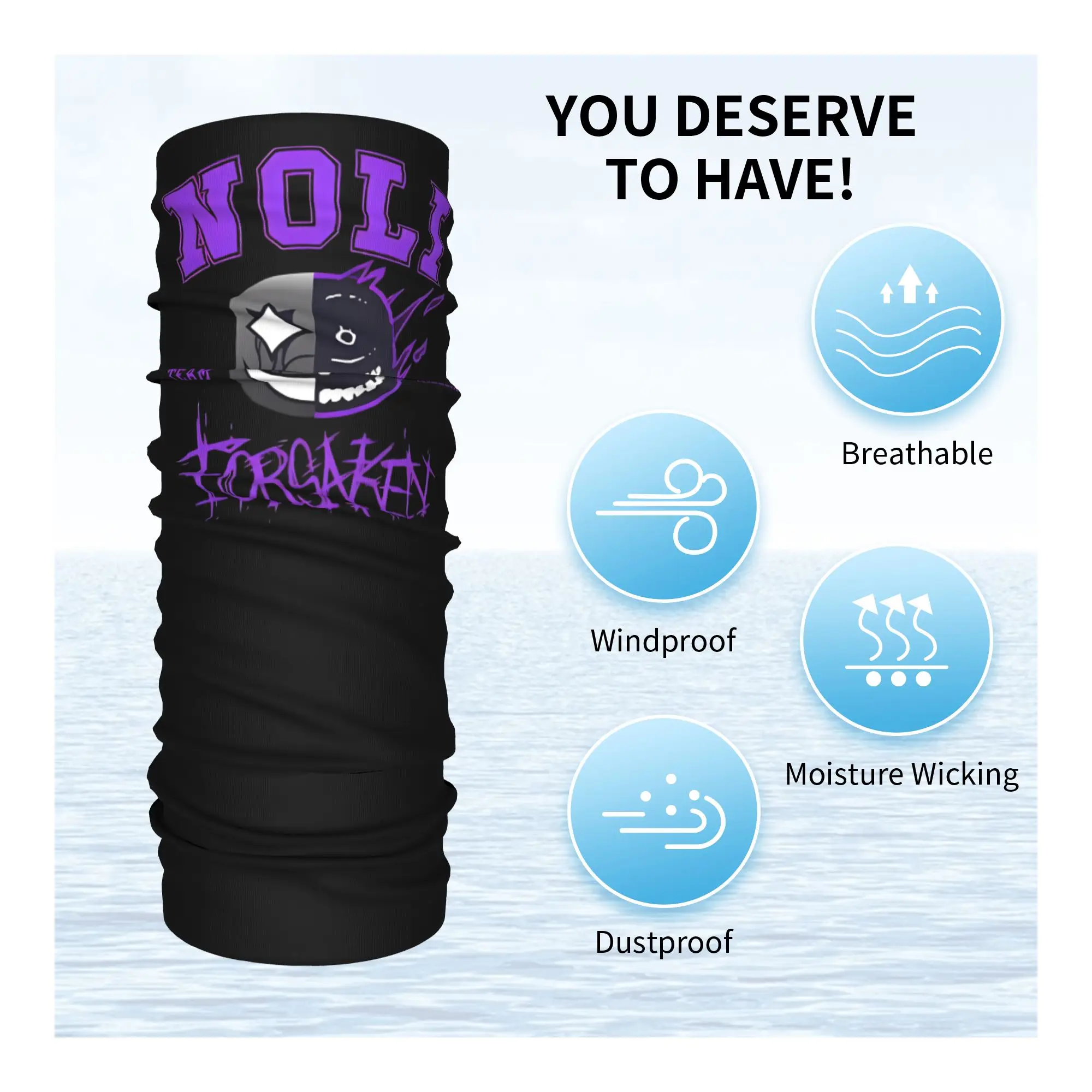 وشاح ملفوف مطبوع برقبة من Forsakens Noli Bandana، أغطية رأس دافئة للجري للجنسين والكبار في الشتاء #3