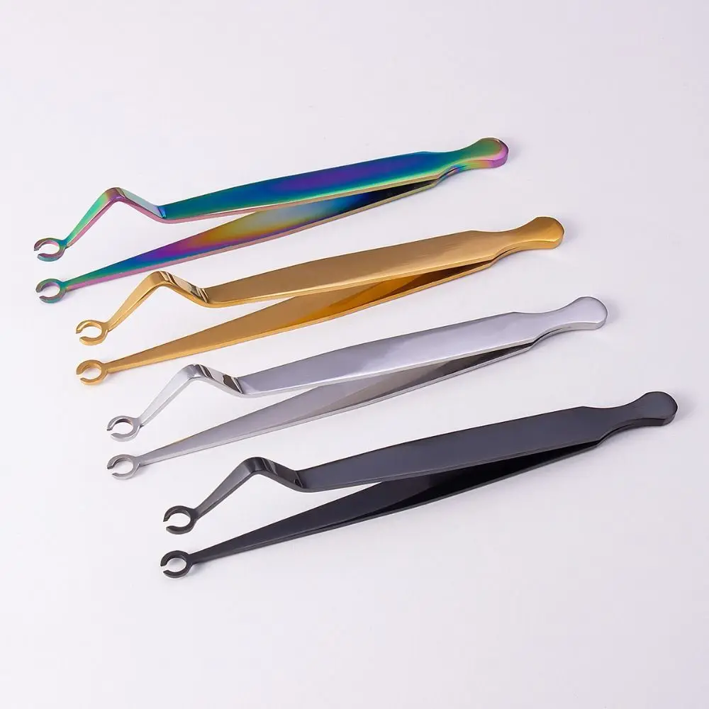 Stainless Steel Body Piercing Tool Septum Piercing Tool Nose Stud Dermal Forceps Catheter Gauge Navel Stud Dermal Piercing Tool