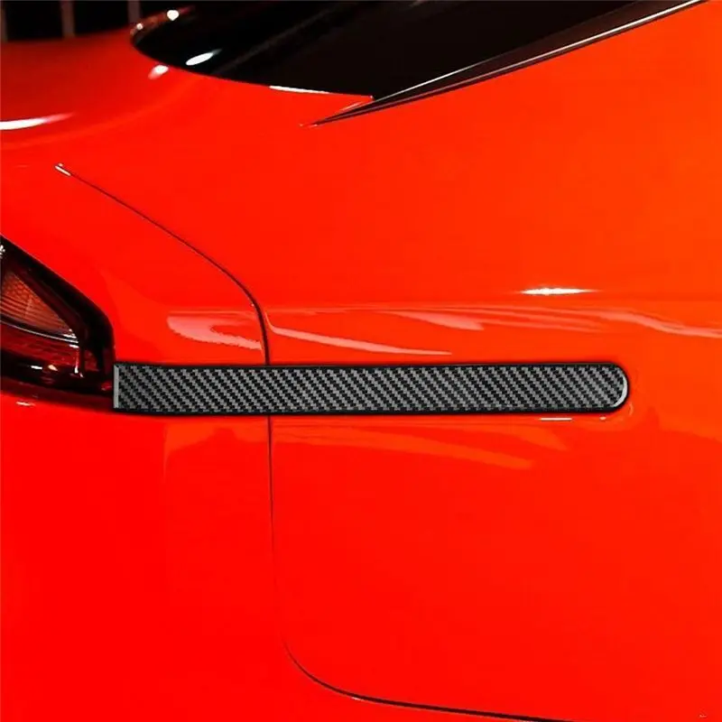 A54K-Carbon Fiber Rear Light Emblems Side Lamp Stripes Trim For Kia Stinger 2018-2023 Car Decoration Accessories Sticker view 5