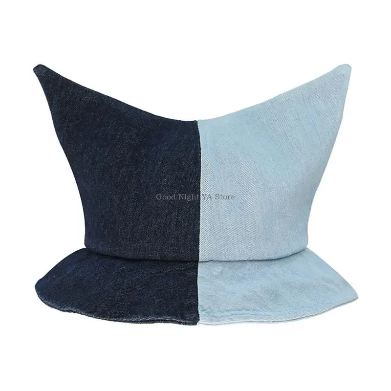 

Стильная контрастная цветовая шляпа для модного любителя моды -х