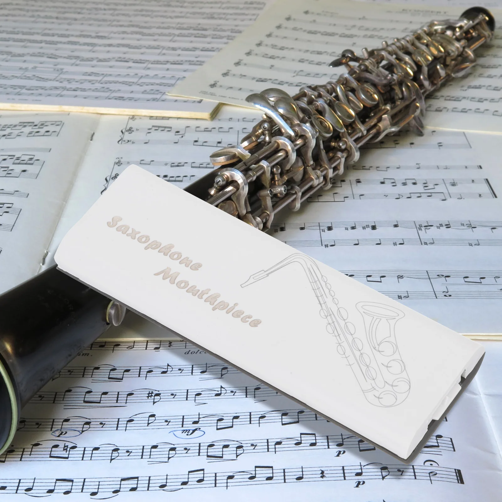 

Clarinet Reeds 2.5 Oboe Storage Box White ABS Case Woodwind Instruments Accessories Single Holder Dustproof Container