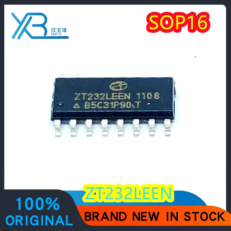 

(1/30 pieces) ZT232LEEN original authentic ZT232 SOP16 RS-232 interface chip electronics spot delivery fast