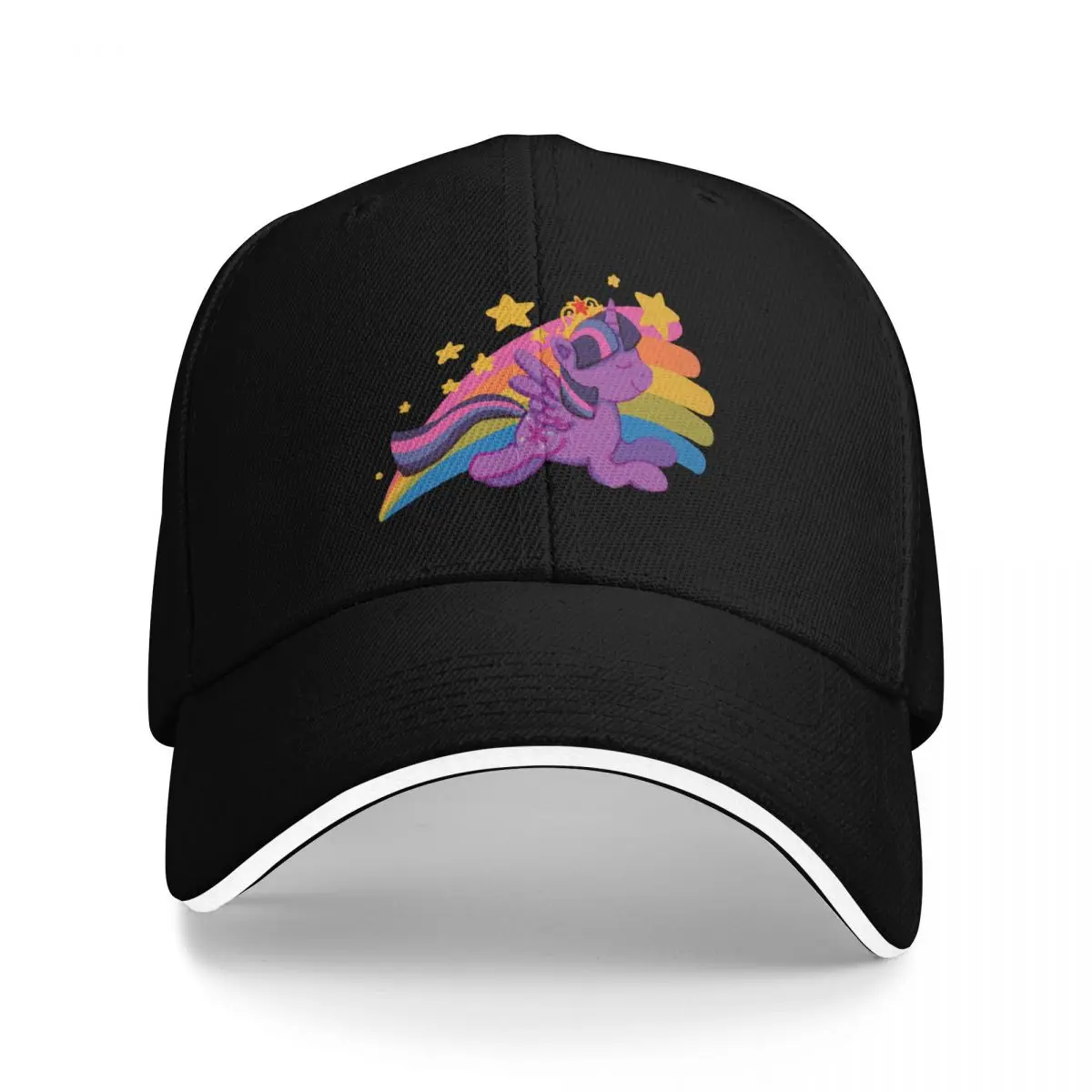 

Retro Alicorn Twilight Baseball Cap tea Hat Military Cap Man Women's Golf Clothing Men's