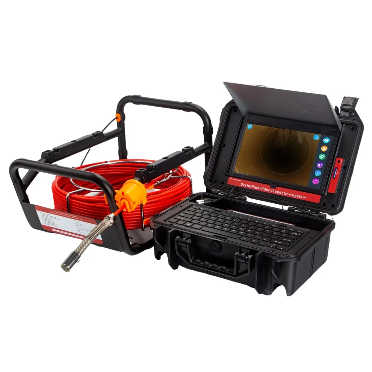 

Промышленный эндоскоп 10.1 с камерой самовыравнивания и передатчиком 512 Гц для проверки трубопровода