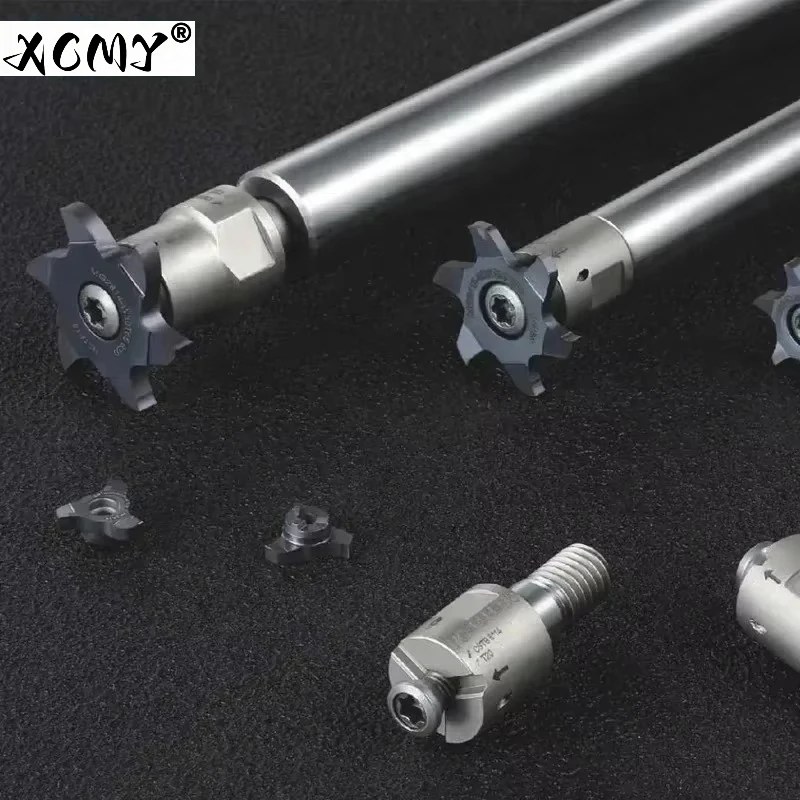 TXC T-Slot Thread Milling Cutter Thread Head Milling Cutter Internal Cooling Holder High-Efficiency Quick-Change Milling Cutter