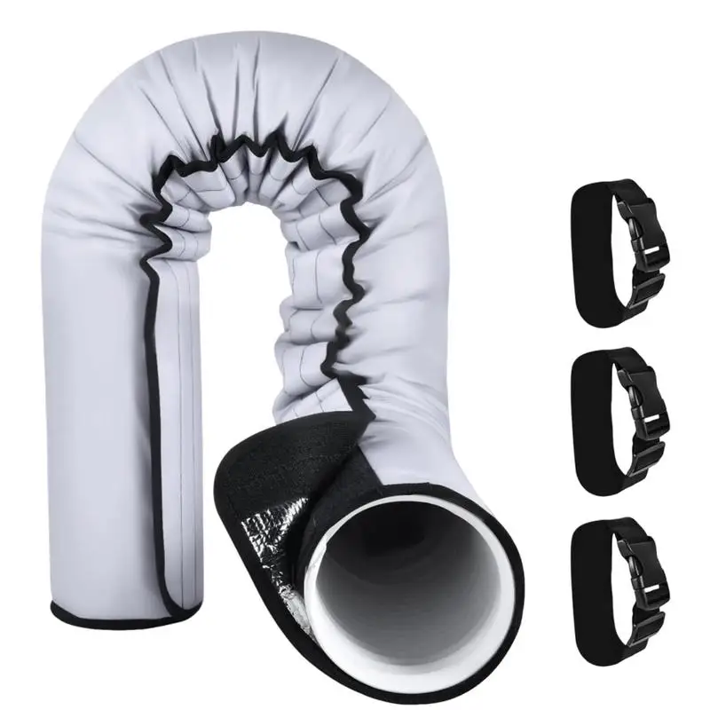 AC Insulated Hose Cover Wrap Reusable Insulated Hoses Duct Vent Cover Protective Air Conditioner Parts Home Improvement Tool