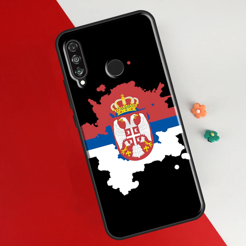 Cool Serbia Flag Case For Huawei P30 Lite P40 P20 P50 Pro Nova 5T P Smart 2021 2019 Cover For Honor 50 Lite