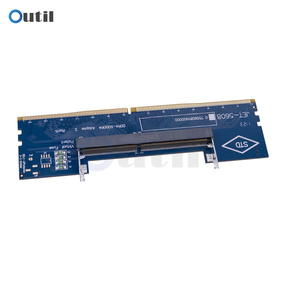 1 PCS แล็ปท็อปเดสก์ท็อปการ์ดอะแดปเตอร์หน่วยความจำ SO-DIMM ไปยัง PC DIMM การ์ด DDR3 DDR4 DDR5 หน่วยความจำ RAM CONNECTOR ADAPTER