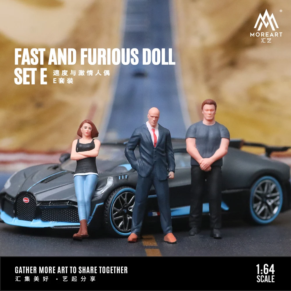 MoreArt 1: 64 Speed and Passion Mini 3-Person Doll Set