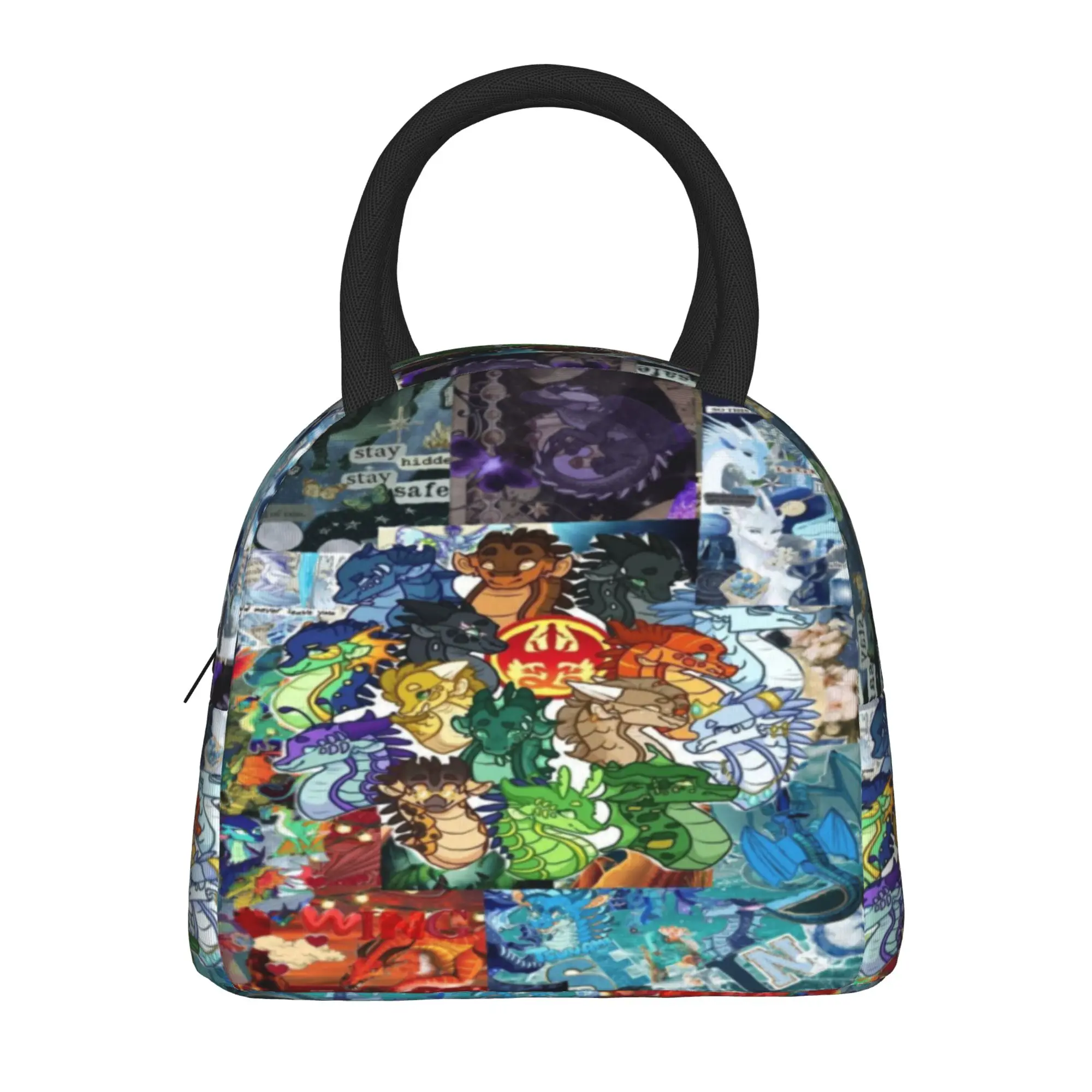 Wing Of Fire dragon Accessories Insulated Lunch Bags For Office  Food Storage Bag Portable Thermal Cooler Lunch Box
