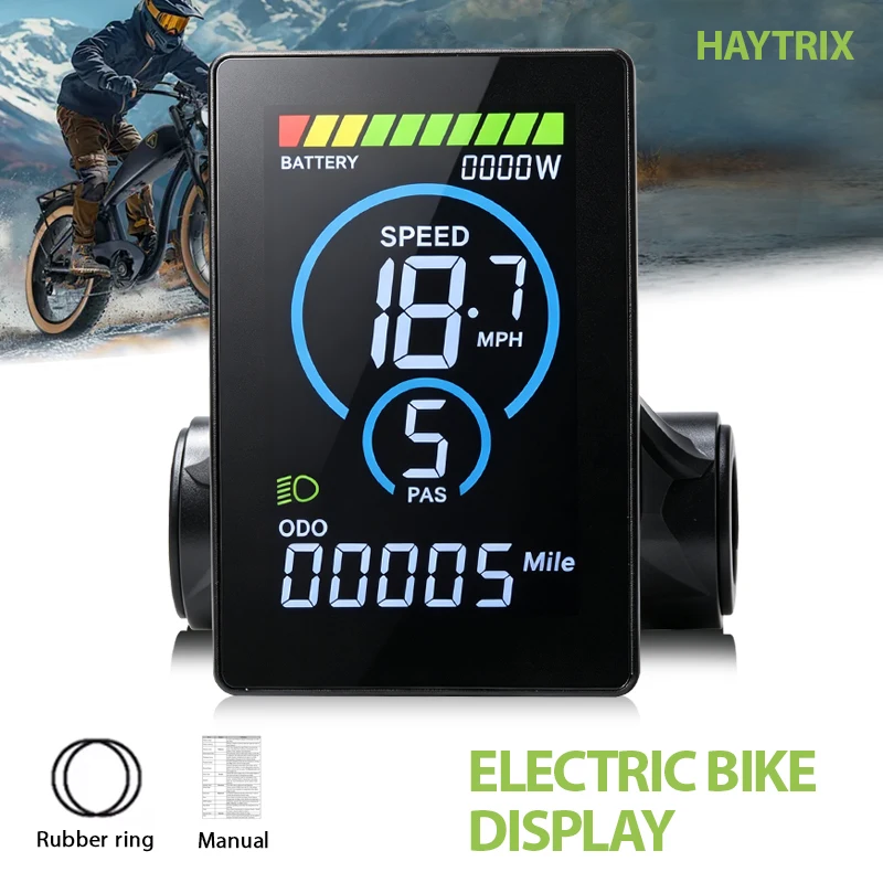 M5C【LECTRIC Specialized】 E-Bike LCD-Display Fahrrad-Tachometer für Fatbike Bildschirm Fahrradcomputer Roller-Zubehör