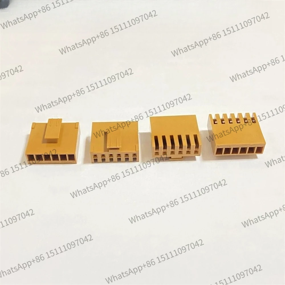 10PCS  IL-6S-S3L - (N) aviation electronic brown single row 6P hole female terminal sheath rubber shell plug