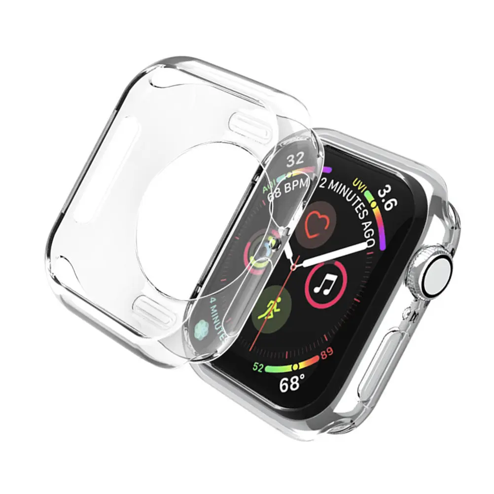 

Tpu Frame Protector Transparent Flexible Lightweight Case For 4 40Mm Precise Cutout Charging Compatible