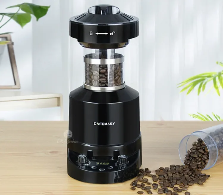 Torrador de café elétrico a ar, temporização automática doméstica, máquina de assar grãos de café, Cukyi, 2100W, 80G, 50Hz, 60Hz