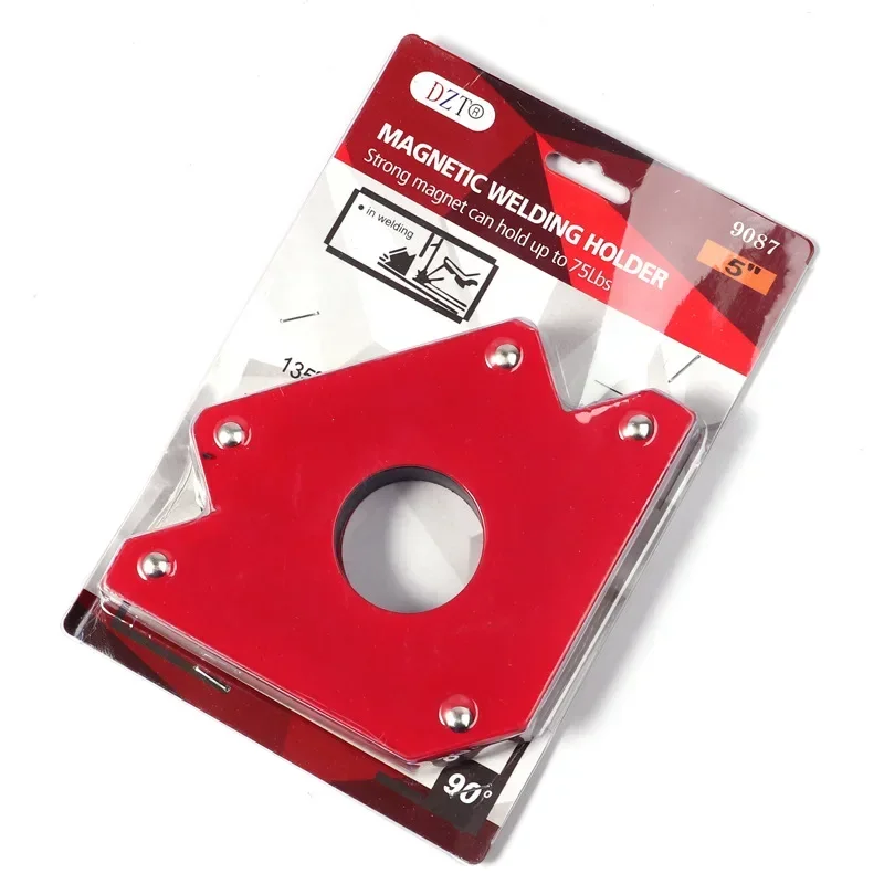 25/50/75LBSWelding Magnetic Holder Strong Magnet 3 Angle Arrow Welder Positioner Multi-angle Power Soldering Locator Tool